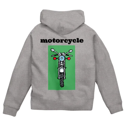 motorcycle2 ジップパーカー