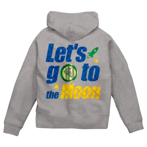 Let's go to the Moon(ADK)  Zip Hoodie