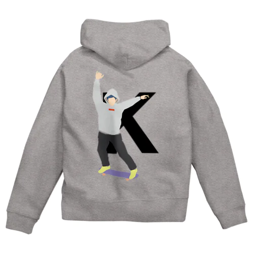 SKATER [K] Zip Hoodie