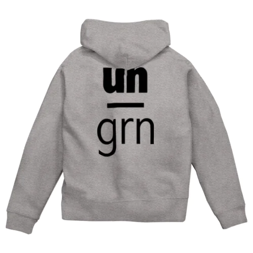 un_grn Zip Hoodie