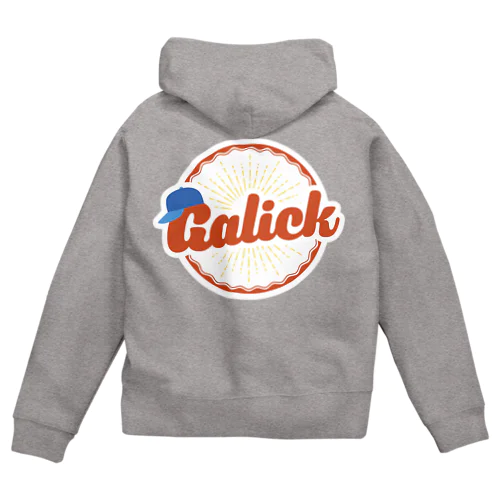 Galickロゴ（サークル） Zip Hoodie