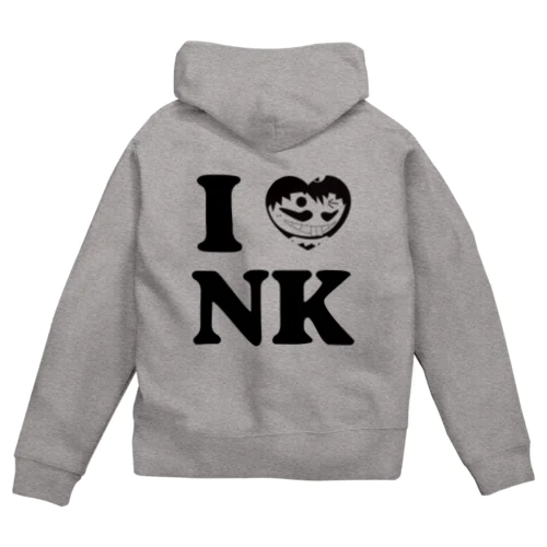 I♡NK ハート Zip Hoodie