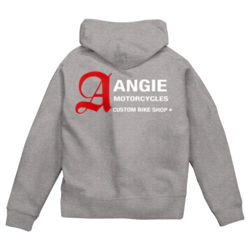 Angie Motorcycles Zip Hoodie