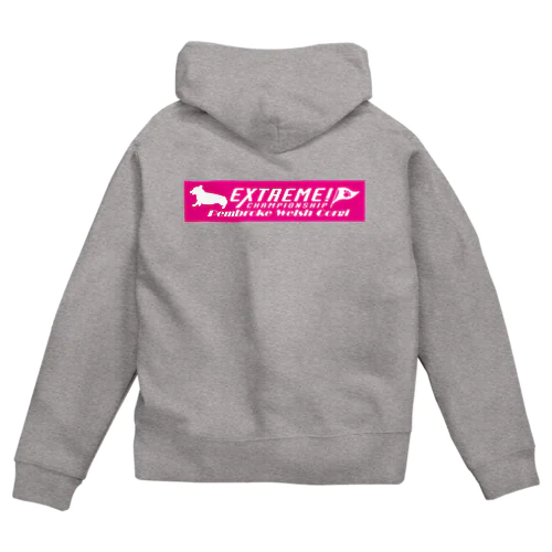 エクストリーム×ウェルシュコーギー・ペンブローク Zip Hoodie