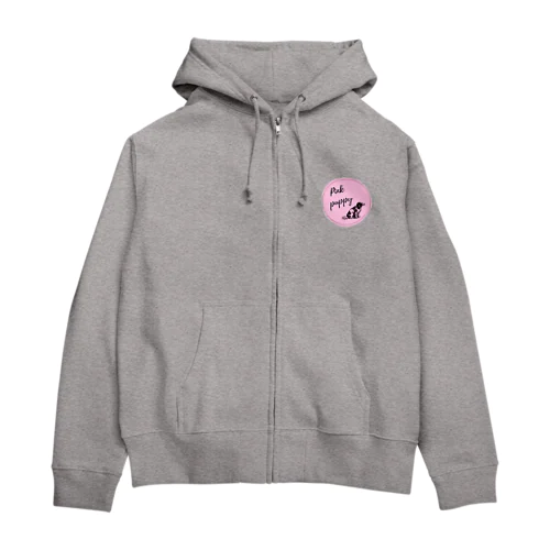 Pink puppy シリーズ Zip Hoodie