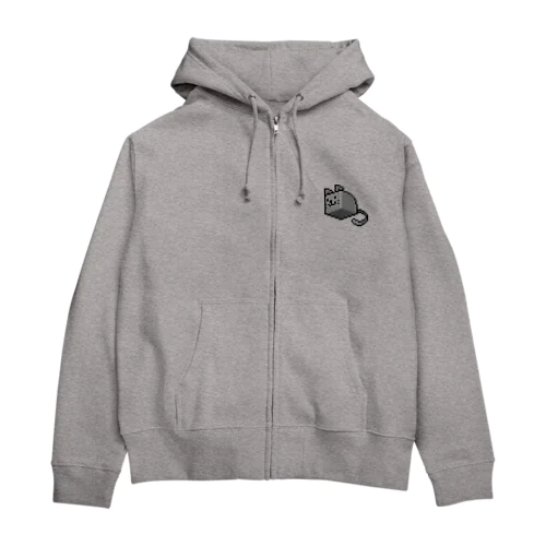 はこねこ（ドット） Zip Hoodie