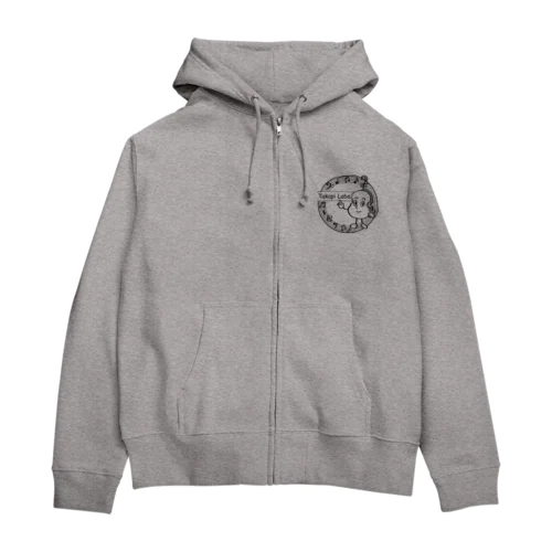 Takapi Labo ロゴ Zip Hoodie