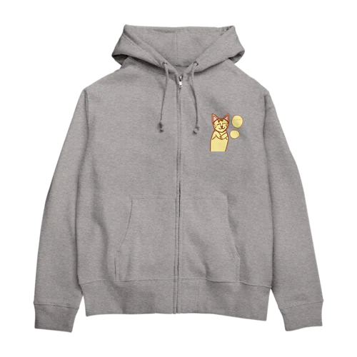 おやすみ猫 Zip Hoodie