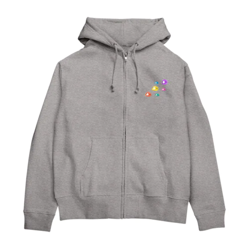 @takuのイラストシリーズ　さかな達 Zip Hoodie