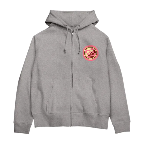 花の形の板チョコ(苺) Zip Hoodie