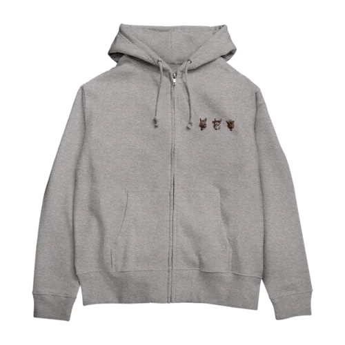 グラサンドッグ Zip Hoodie