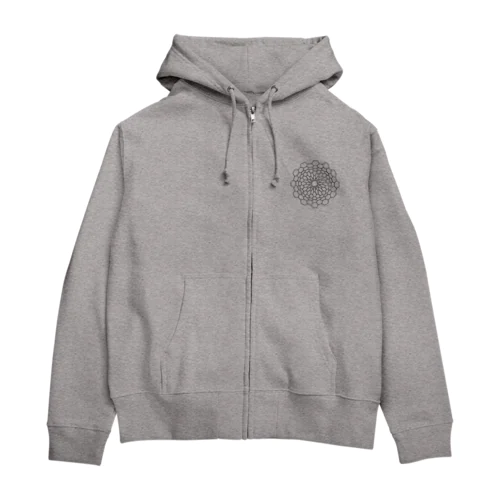 Kikko Flower Zip Hoodie