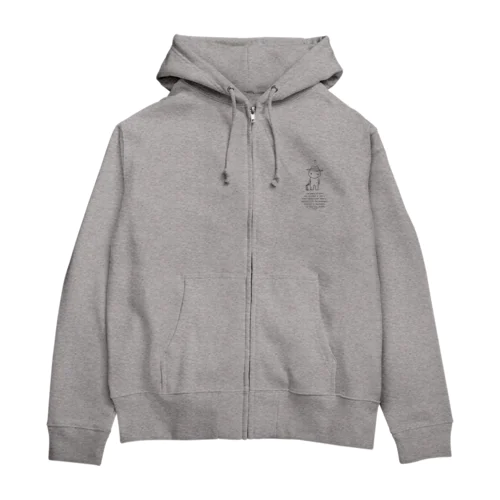 旅するオジサン Zip Hoodie