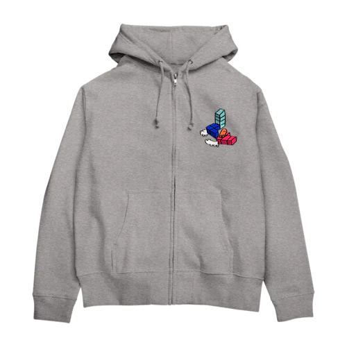 テトリミノ周辺 Zip Hoodie