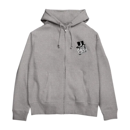 トラ紳士 Zip Hoodie