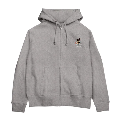 ずっと一緒チワワのつくし君 Zip Hoodie