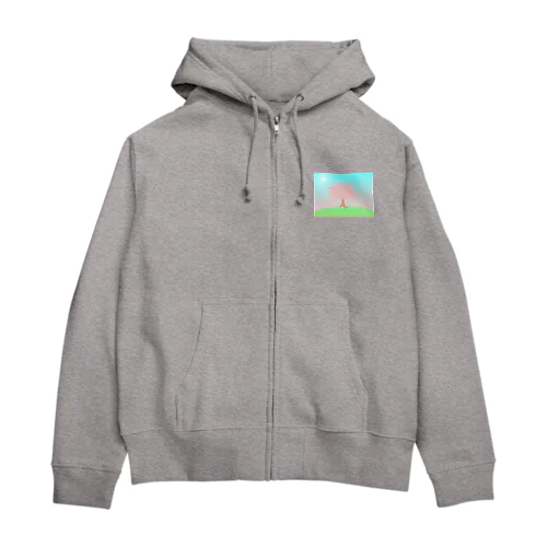 桜乱幻舞の風景 Zip Hoodie