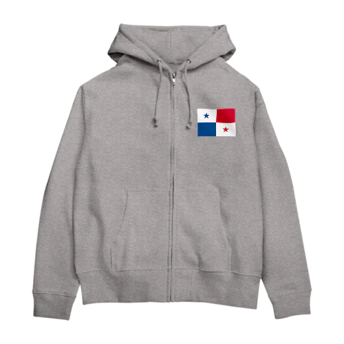 パナマの国旗 Zip Hoodie