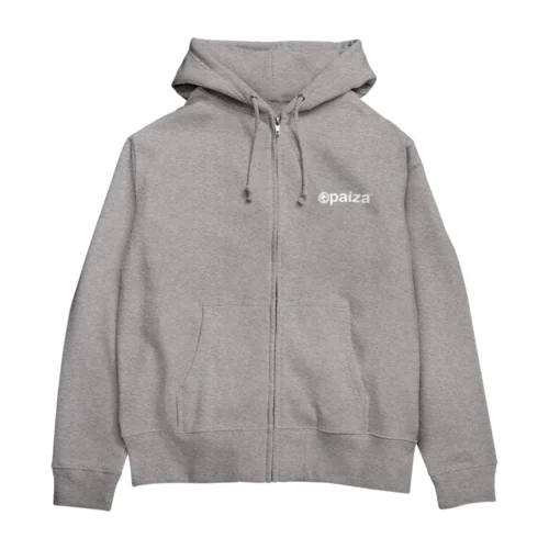 paiza白ロゴ Zip Hoodie