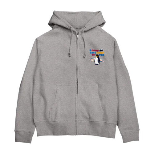 ペンギンサーファー Zip Hoodie