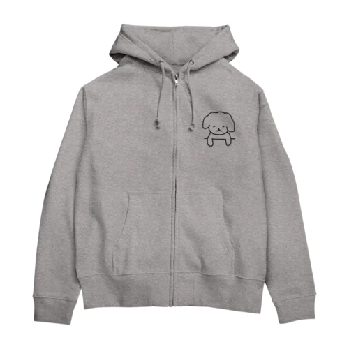 ひょっこりわん Zip Hoodie