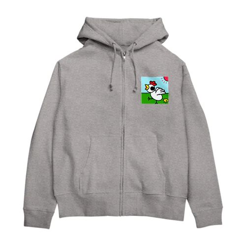 にわとりとひよこ Zip Hoodie