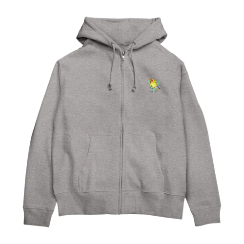 みだれのジップパーカー Zip Hoodie