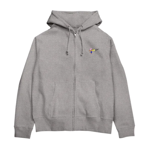 モモコ応援♪頑張れパーカー Zip Hoodie