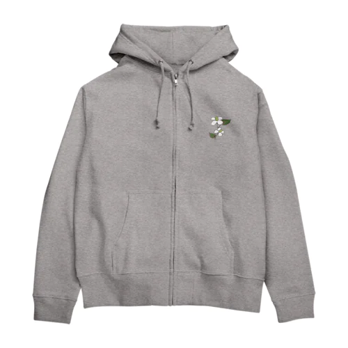 どくだみ Zip Hoodie