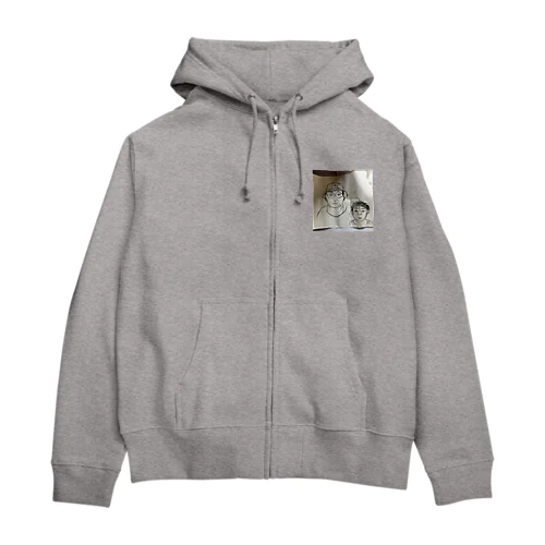 本当にこれでいーのか親子 Zip Hoodie