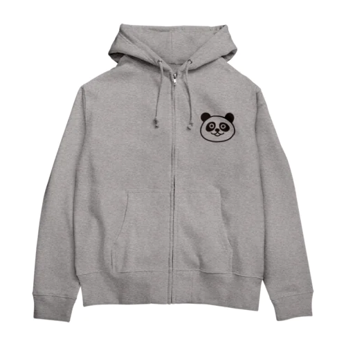 パンダ ジップアップパーカー Zip Hoodie