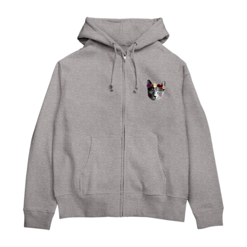 おめかしミミ Zip Hoodie