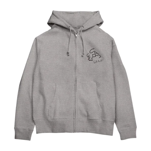 一服しようよ。 Zip Hoodie