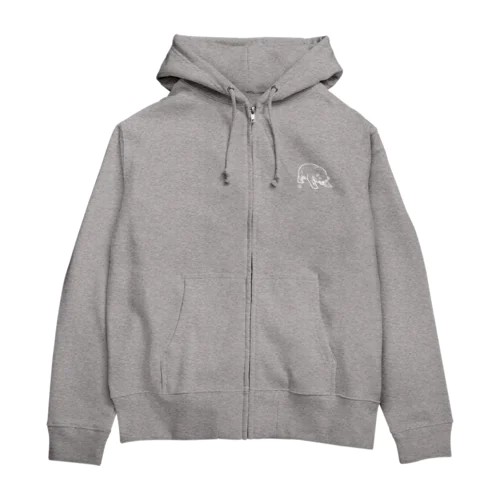 しゃけくま Zip Hoodie