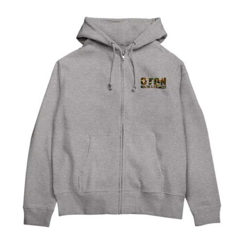  家族王　おとん Zip Hoodie