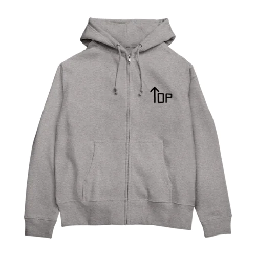 TOP / BOTTM Zip Hoodie