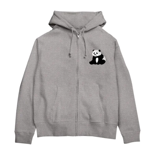 ころころパンダ（おすわり） Zip Hoodie