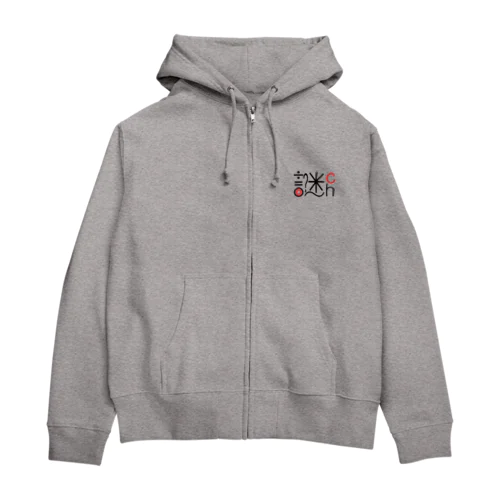 謎ロゴグッズ Zip Hoodie