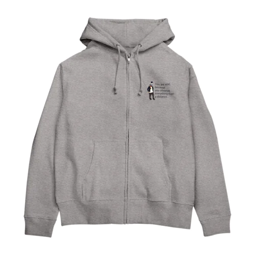 ノルディック帽の少年 Zip Hoodie