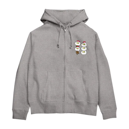 ねぎま鶏鶏 Zip Hoodie