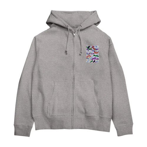 ファーストカラフル Zip Hoodie