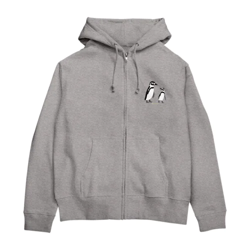 ペンギン親子 ジップパーカー Zip Hoodie