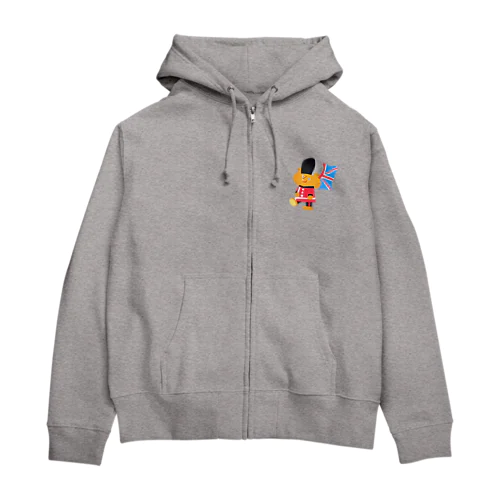 テディベアの近衛兵さん(イギリス) Zip Hoodie