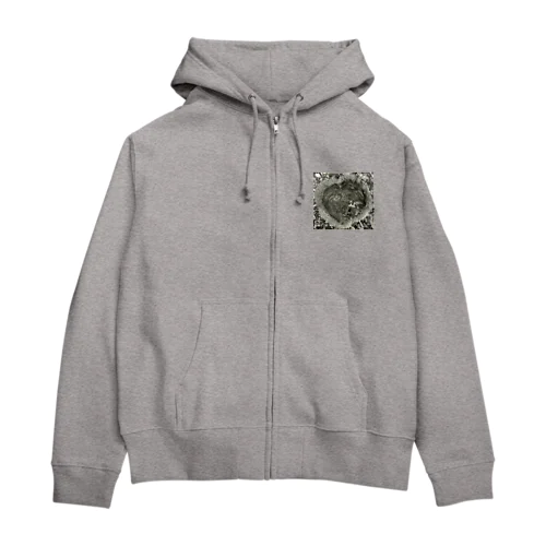 苔むす切株 Zip Hoodie