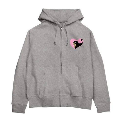 Beast in the heart Zip Hoodie