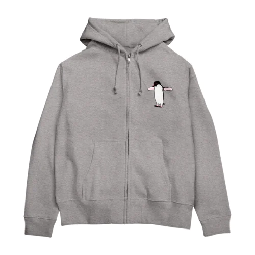 あでりーぺんぺん　3号(文字無しバージョン) Zip Hoodie