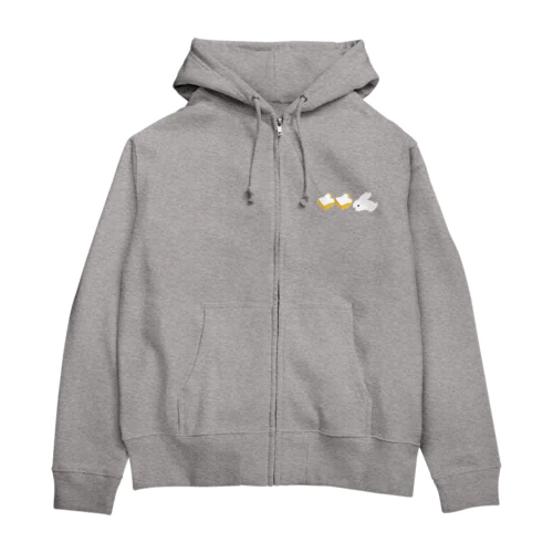 ぱんぱんうさぎ Zip Hoodie