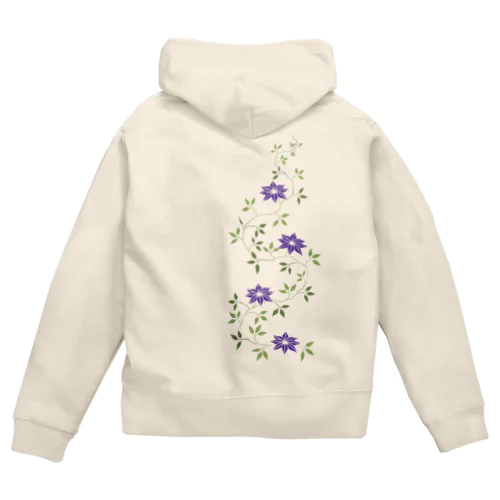 鉄扇の花 Zip Hoodie