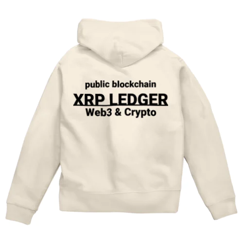 XRPL　web3&crypto ジップパーカー