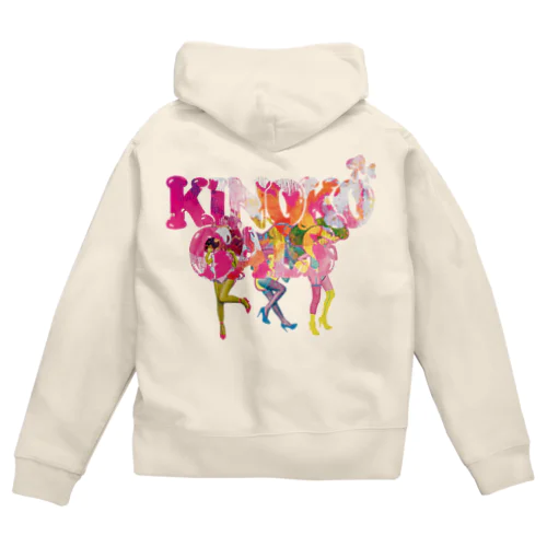 KINOKO GALS★脚フェチ Zip Hoodie